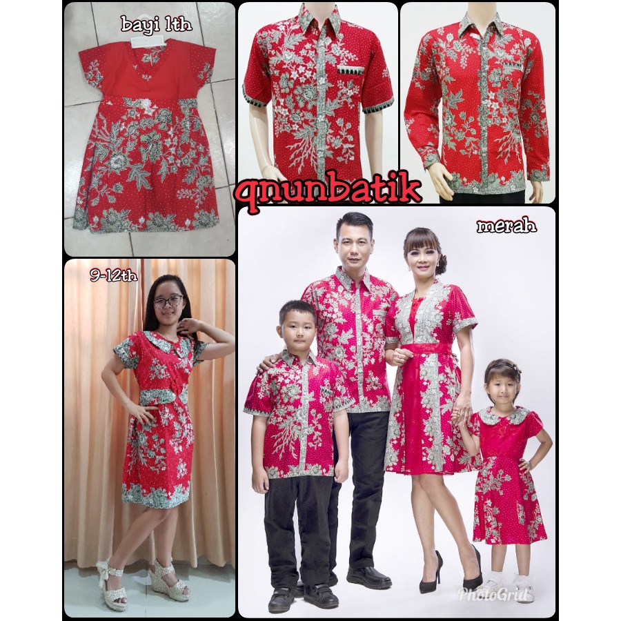 Banting Harga Qnunbatik Batik Keluarga/family Dress Wanita Kd Melati Dasar Warna Merah mVNjLyIlaqdd9