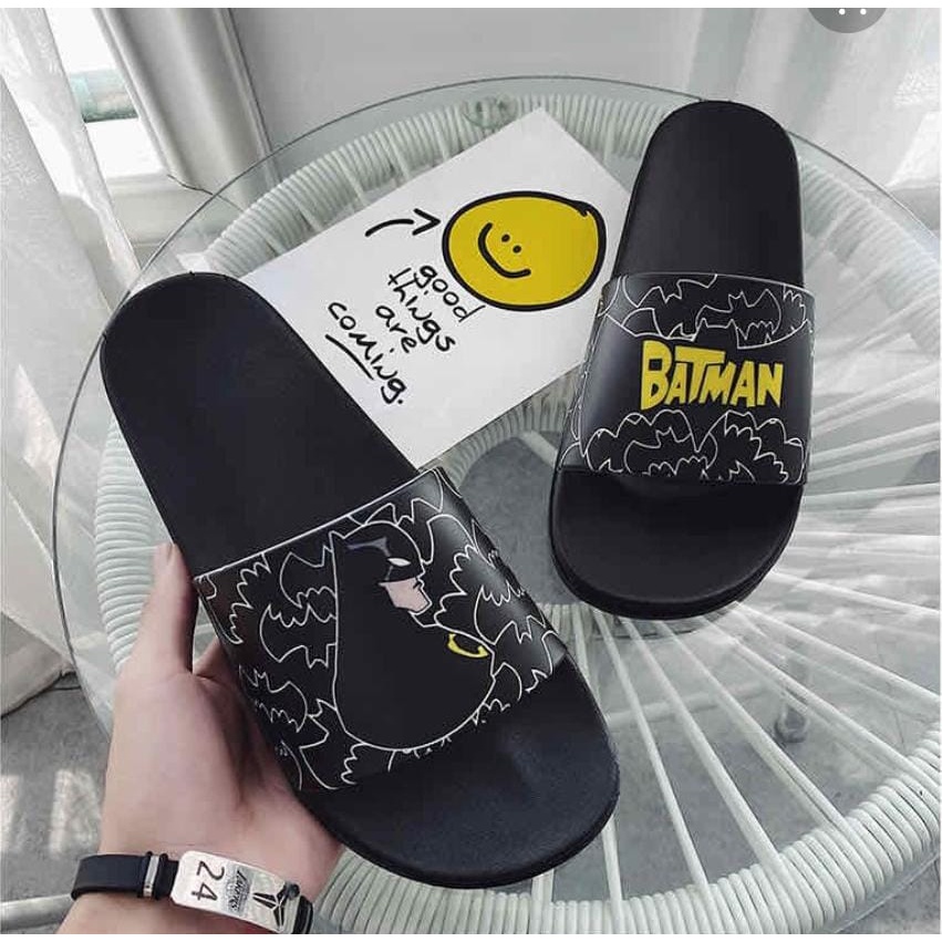 SANDAL PRIA WANITA KARAKTER KARTUN BATMAN