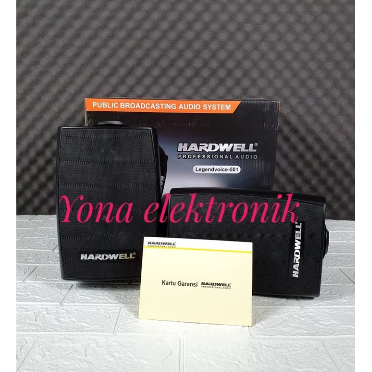Speaker pasif 5 inch hardwell legendvoice 501 original 2 pcs speaker cocok buat di cafe sekolahan ma