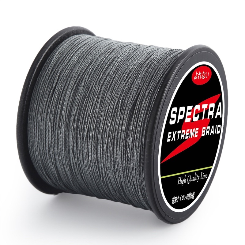 Soloplay Spectra Senar Benang Tali Pancing Extreme Braid Line 3.0 500 Meter - FM-PEL - Gray