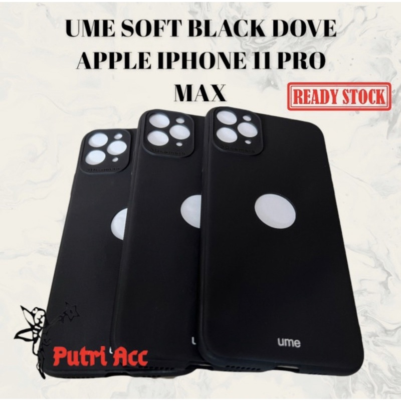 APPLE IPHONE 11 PRO MAX SOFTCASE SILIKON UME BLACK DOVE PROTECTION APPLE IPHONE 11 PRO MAX