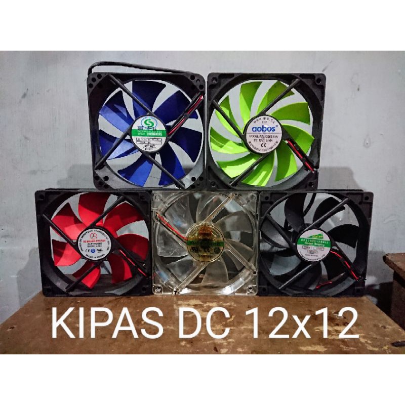 KIPAS DC 12 V FULL KOTAK 12 CM