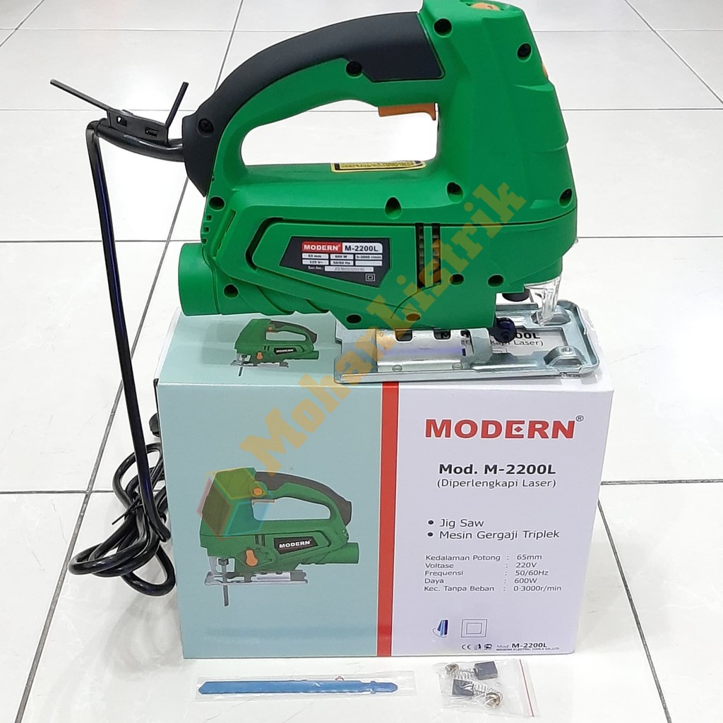 Mesin Gergaji Jigsaw Laser Modern M2200L Gergaji Potong Kayu Triplek