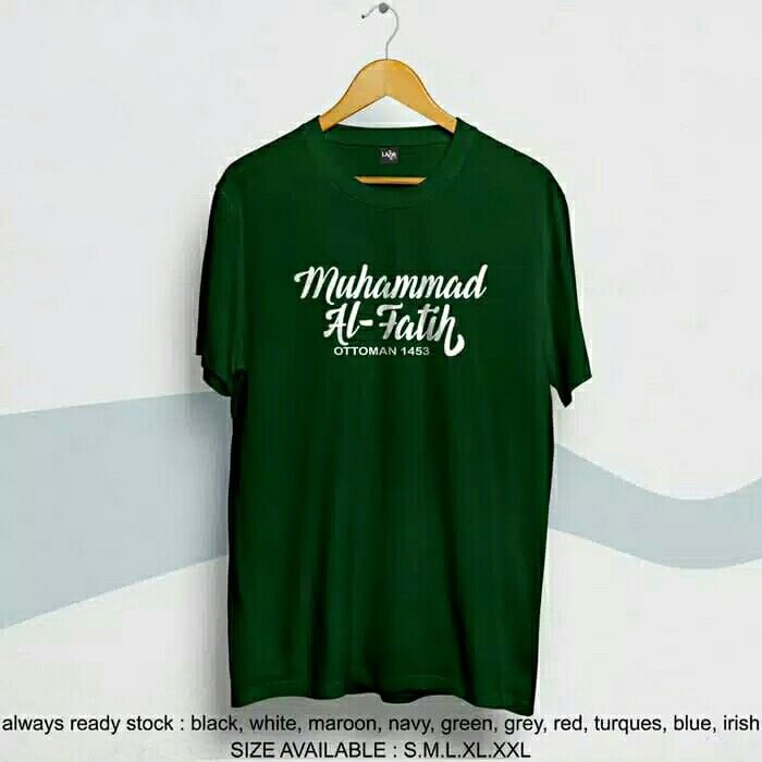 kaos distro muhammad alfatih sang penakluk / baju muhammad al-fatih