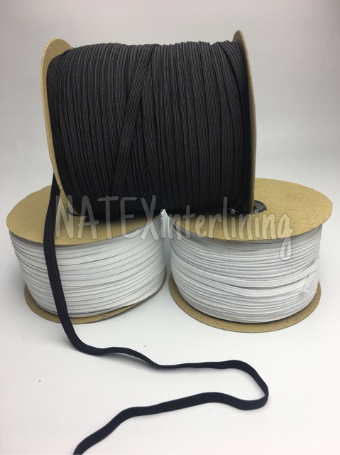 PENGUIN Karet Elastis Baby Ukuran Kecil Untuk Ikat Rambut Baju atau Celana Anak dan Tali Masker korea ukuran 0.8cm / 8mm