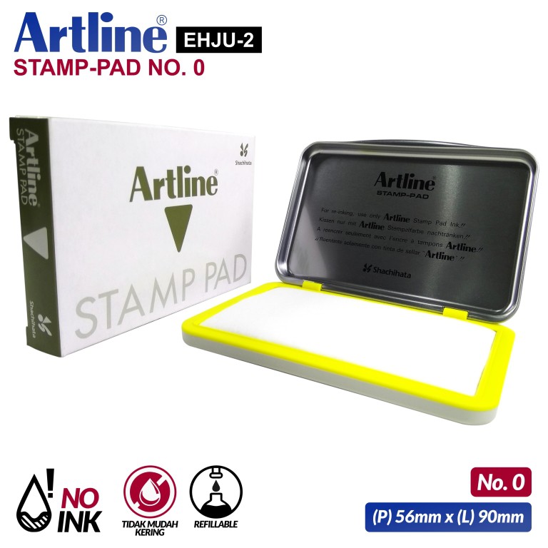 

[PCS] ARTLINE STAMP PAD MEDIUM NO. 0 (EHJU-2) BAK STEMPEL TEMPAT STEMPEL*