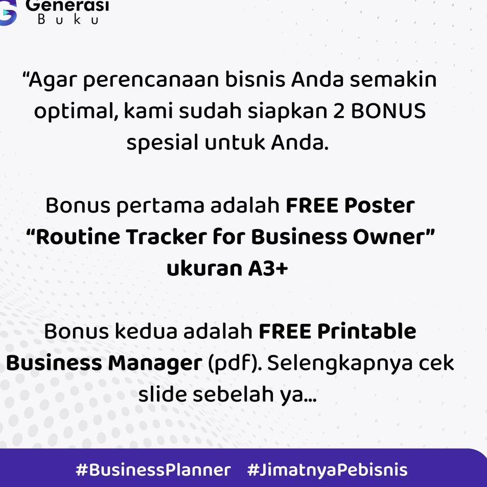 

Koleksi Terbaru.. BUSINESS PLANNER for UMKM dan Olshop by K-Planner (HARD COVER) || Daily Planner || Monthly Planner || Buku Penunjang Bisnis UMKM || Planner untuk Pebisnis Olshop || Planner Book