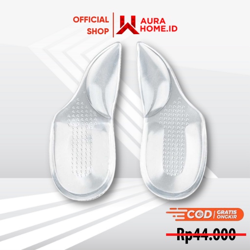 Alas Sol Sepatu Silicone Gel Orthotic Insole 1 Pair / Sol Sepatu Safety Anti Arthritis Gel Silicon K