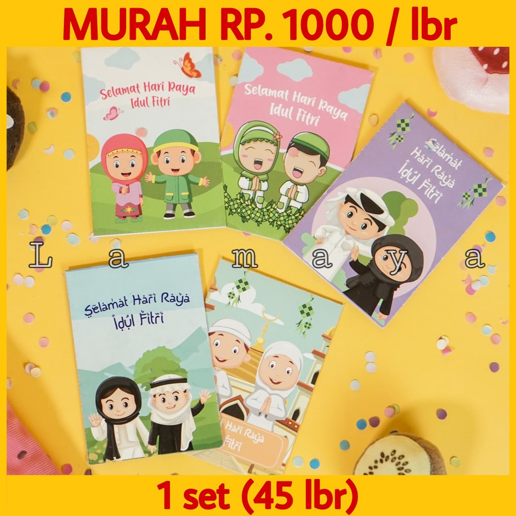 

Amplop lebaran premium/ amplop thr / angpao lebaran idul fitri / amplop lebararan edukatif