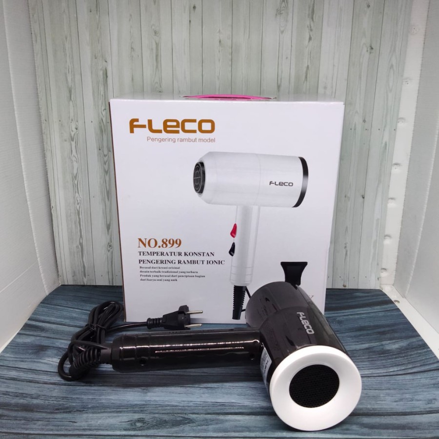 Pengering Rambut Fleco F-899 Ionic 400W - Alat Pengering Rambut Terbaik dengan Perlindungan Overheat