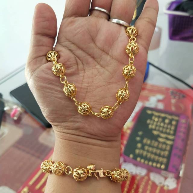 Gelang emas bangkok ORI impor