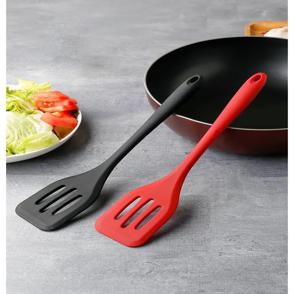 Spatula Garis Silicone Tahan Panas Anti Lengket Food Grade [JY]