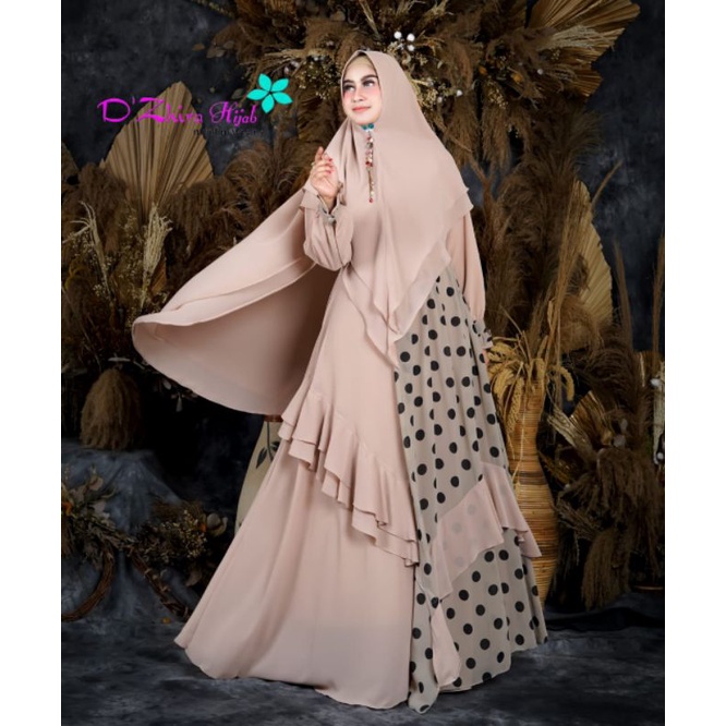dress muslim/gamis syari/gamis terbaru Syakira syari