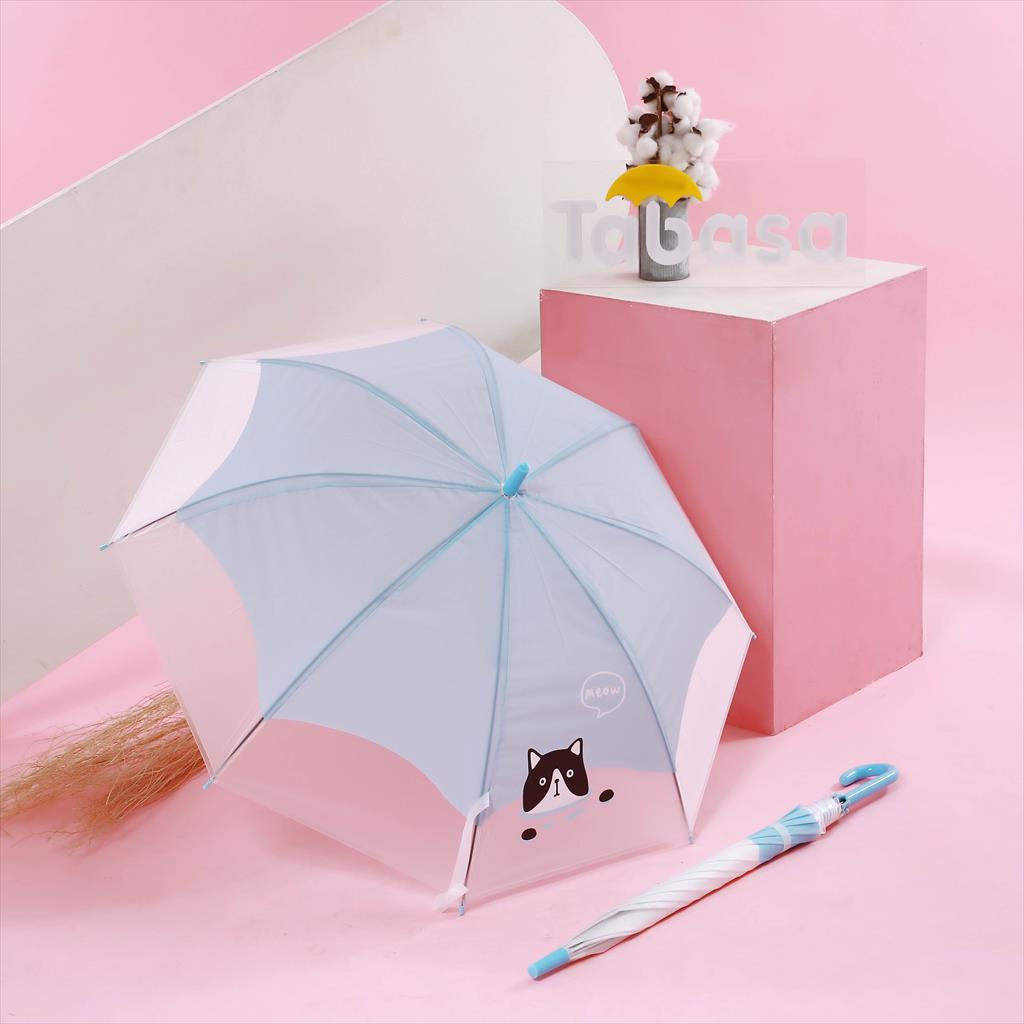 Umbrella Payung Tongkat Lipat Cantik Motif Dove Blue Hello Cute Animal Unik Anti Uv Protection Ke27
