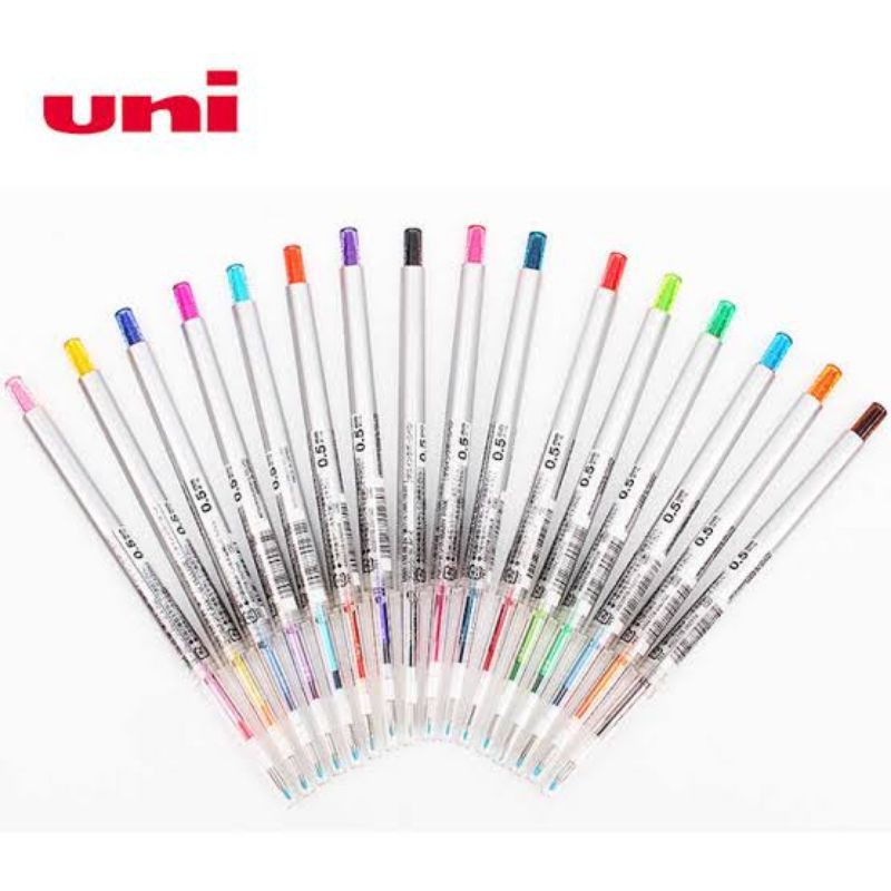 

Uni Style Fit Single Color Slim Gel Pen-05mm Refillable