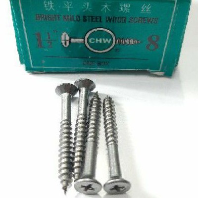 Sekrup Kayu CHW 1-1/2&quot; × 8 Inch / Wood Screw (A166)