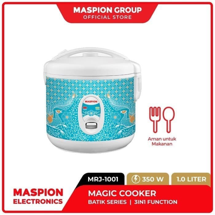 Magic Cooker Rice Cooker Penanak Nasi Maspion MRJ-1001 MRJ 1001