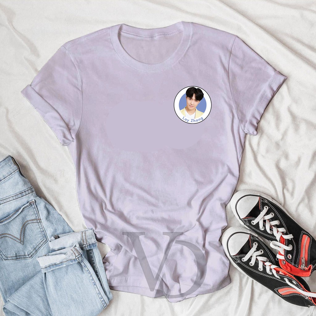 lay  kaos korea / baju korean EXO / tshirt oppa korea lover /oversized tee / baju jumbo