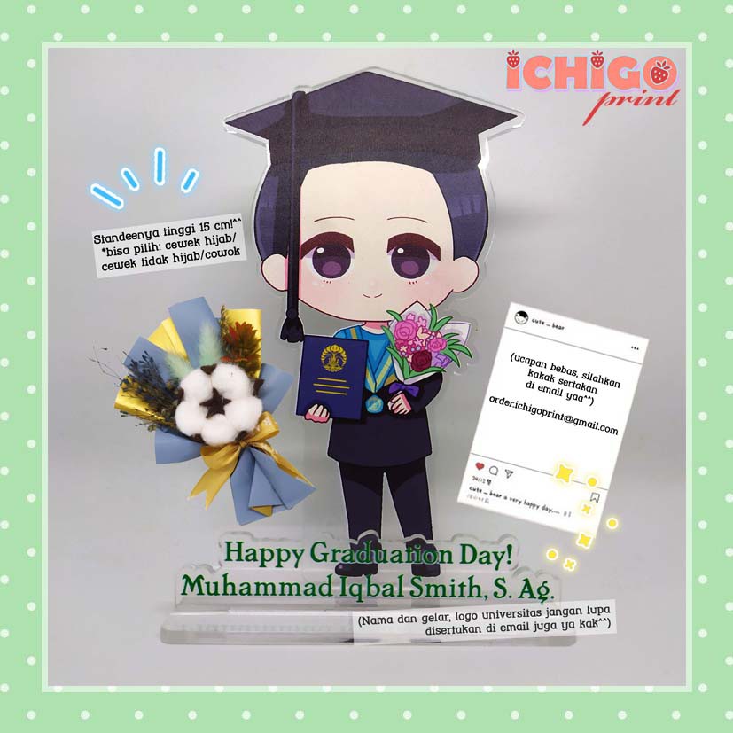 

Ichigo Print - Hampers Parcel Kado Hadiah Wisuda Cowok