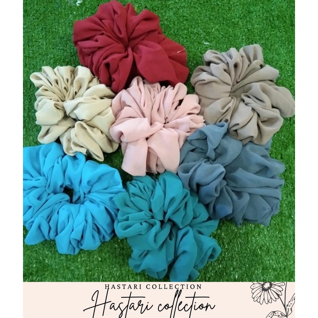 Ikat rambut scrunchie mini / kunciran / cemol hijab grosir ikat rambut grosir