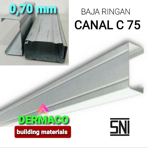CANAL C 75 0,70 mm / BAJA RINGAN / C TRUSS / CNP 75