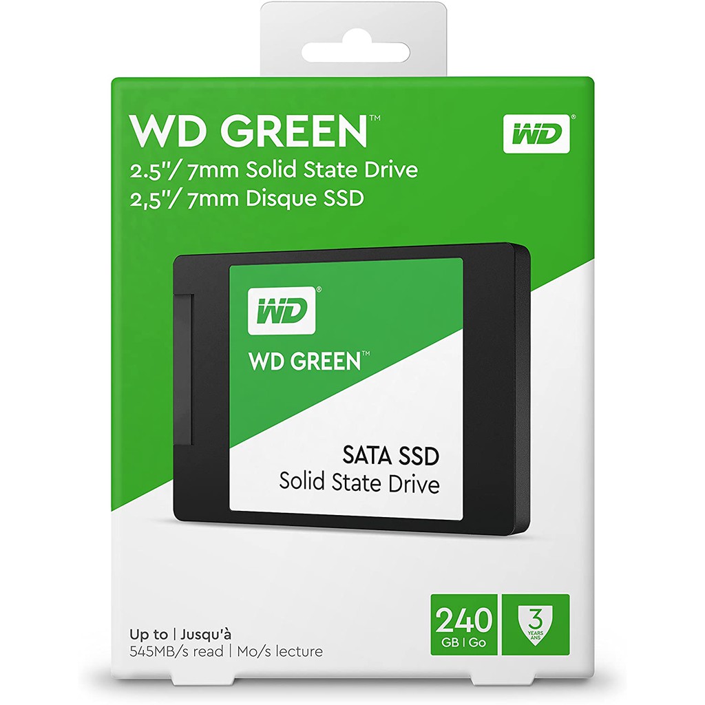 WD SSD GREEN WDS240G2G0A 240 GB 2,5" SATA SSD WD SSD GREEN 240GB