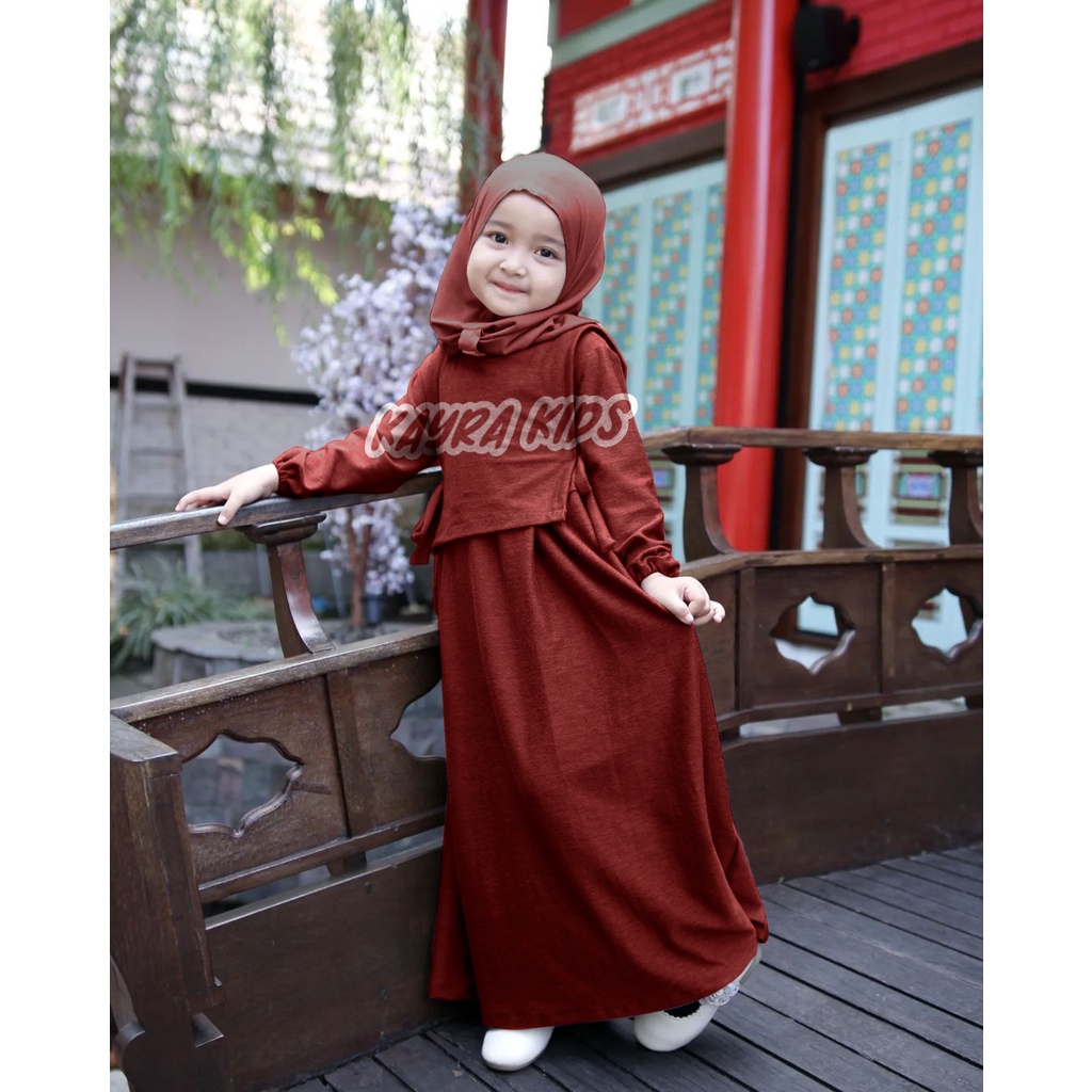 Gamis Bayi Perempuan Lucu 0-3 tahun Setelan Anak Perempuan Baju Bayi Perempuan Gamis Bayi Vest