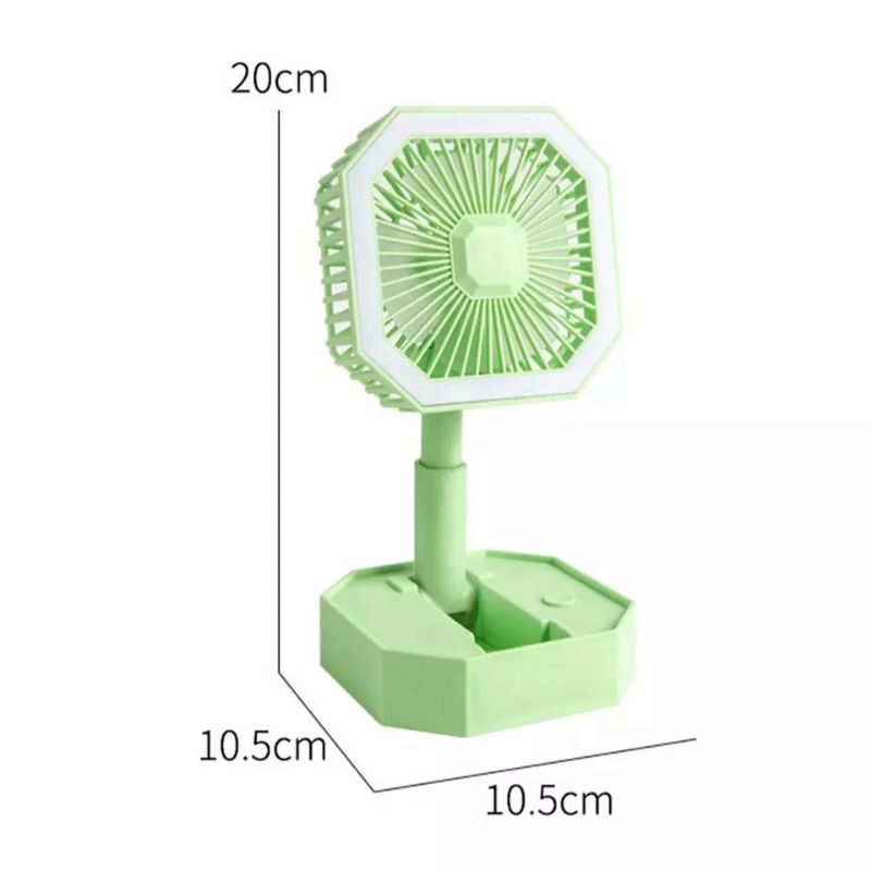 kipas angin Lipat Meja Kantor / Lampu LED Tidur Ruang santai Portable Charger / kipas mini usb pendingin ruangan multi function charging fan