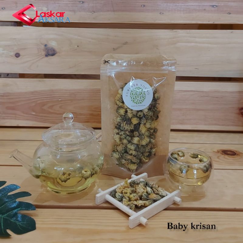 

Teh Bunga Kering Krisan Kuncup - Baby Krisan // Premium