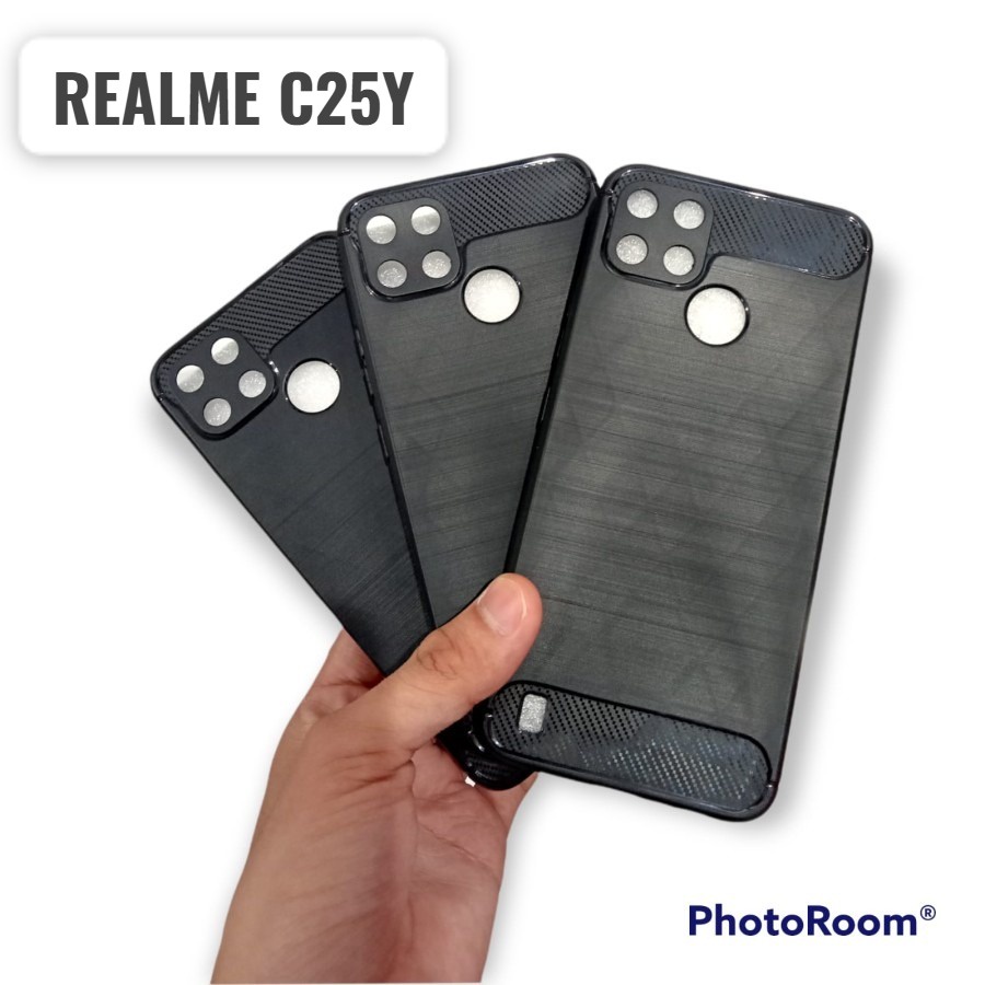 Realme C25Y Case Aero Anti Shocking Slim Fit Autofocus Oem Anti Crack Soft &amp; Hardcase