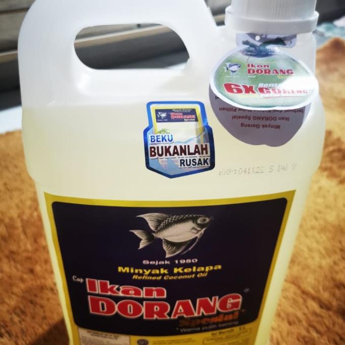 

BAYAR COD minyak goreng kelapa spesial ikan dorang 5 liter HARGA TERBAIK