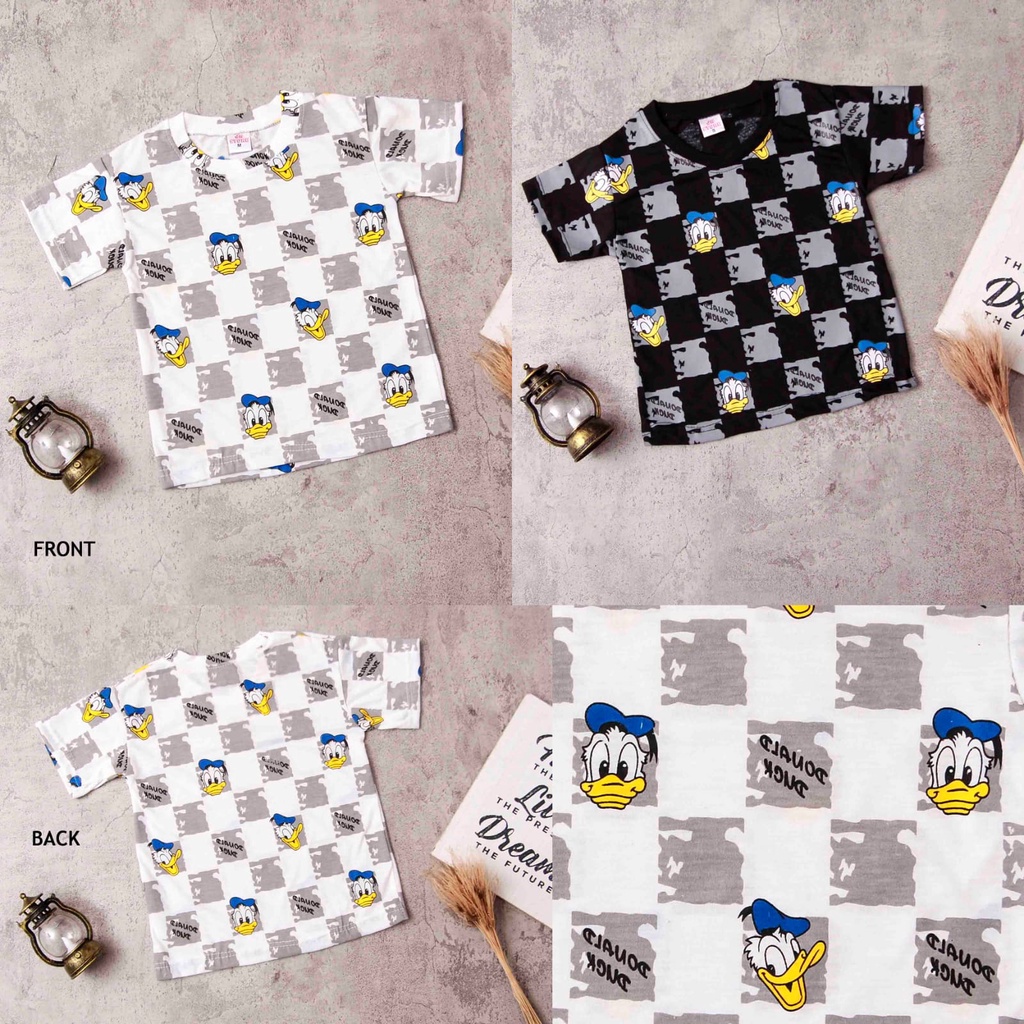 Jikialiang - KAOS ANAK LAKI LAKI &amp; PEREMPUAN USIA 1-8 TAHUN GAMBAR DUCK