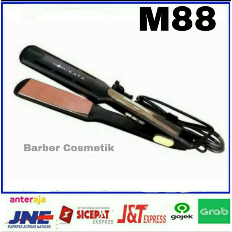 catok mikata m88 catok rambut mikata touch Titanium flat ion ozon