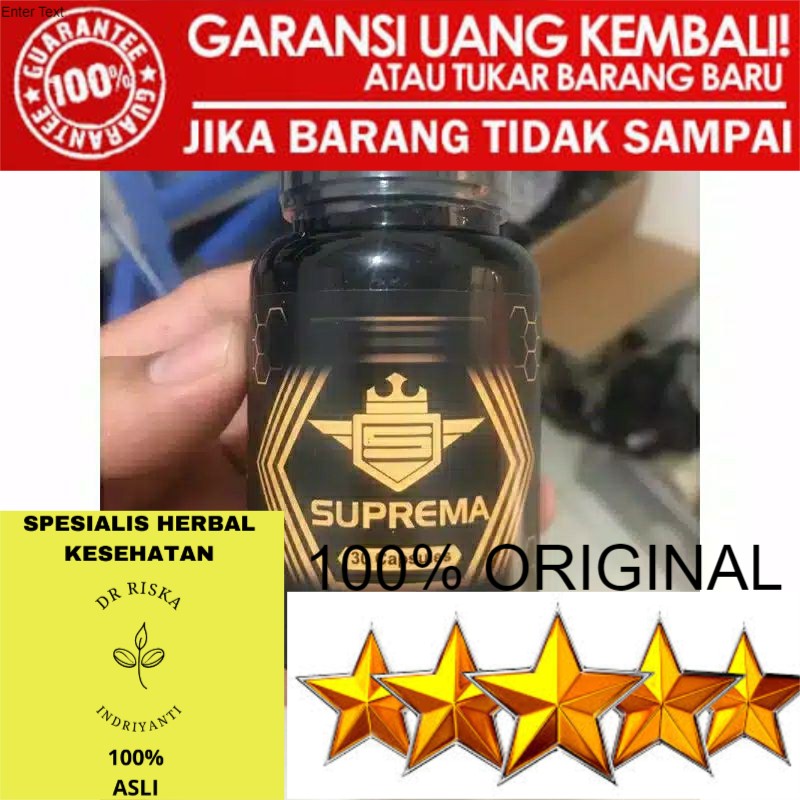 100% ASLI SUPREMA TERBUKTI AMPUH OBAT PEMBESAR PENIS PRIA SUPLEMEN VITALITAS KELAMIN KUAT ORIGINAL