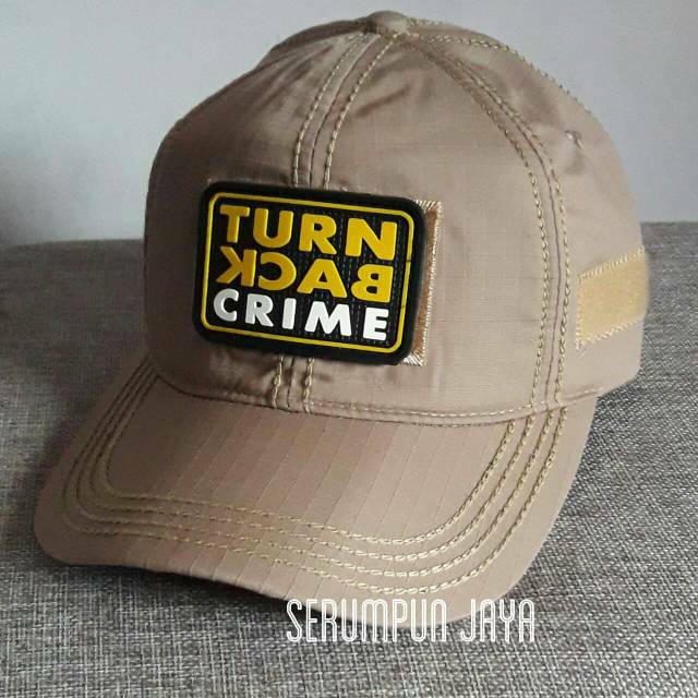 TOPI TURN BACK CRIME - TOPI TBC - TOPI TBC VELCRO TAN