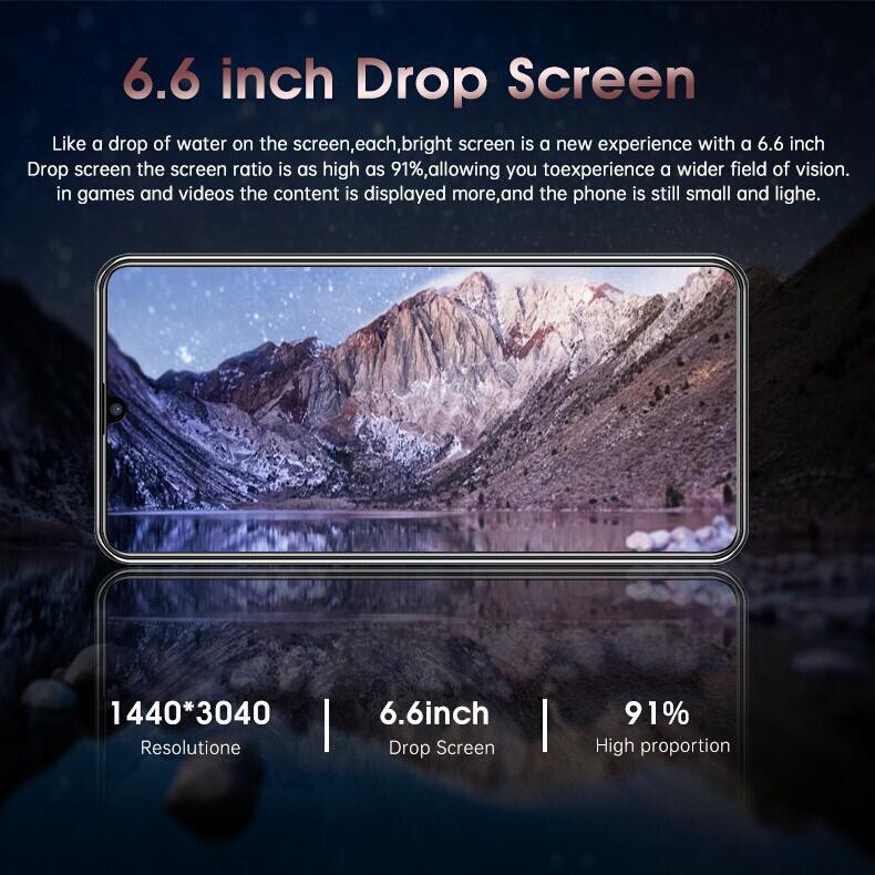 HP Android S21 Ultra RAM 8GB & ROM 256GB Jaringan 4G Smartphone 6.6