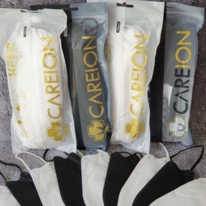 PSP MASKER KF94 4PLY CAREION ISI 10PCS KEMASAN PLASTIK KLIP