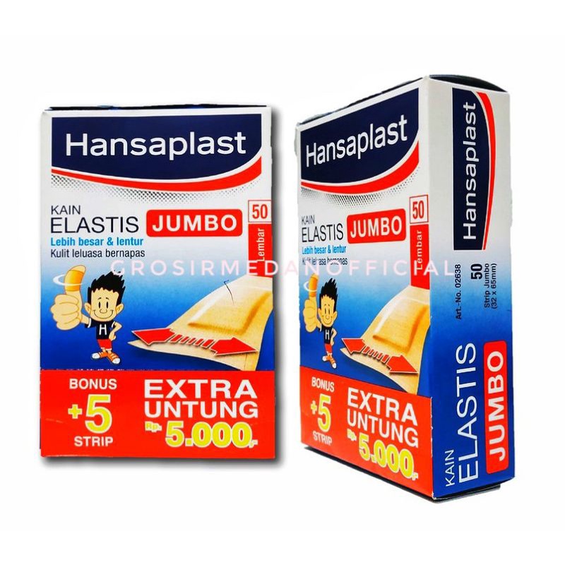 HANSAPLAST JUMBO - PLESTER ISI 50 LEMBAR