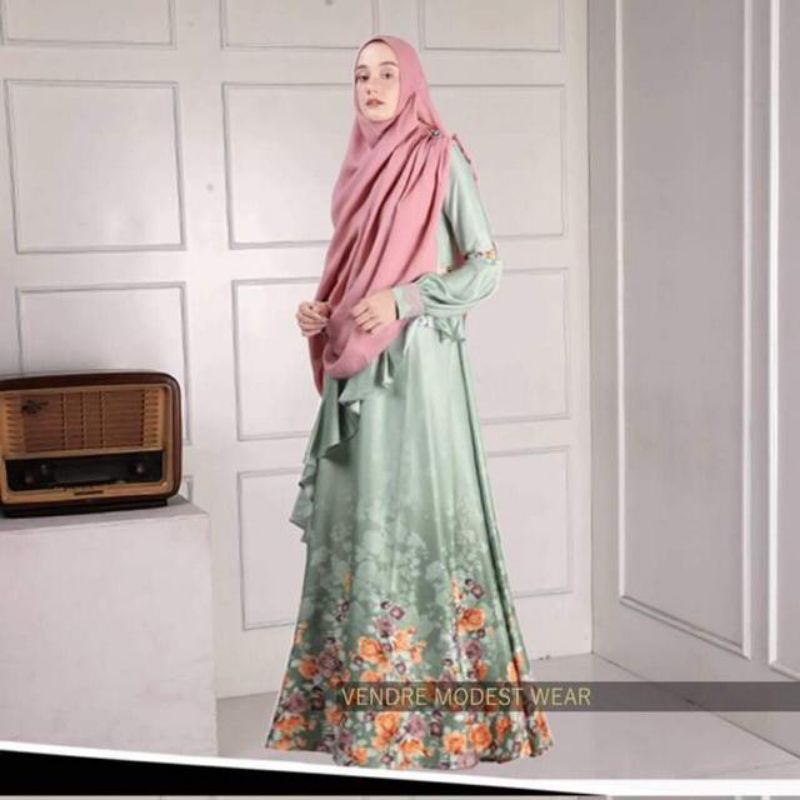 VENDRE ZAHRA SYAR'I Jilbab Pink