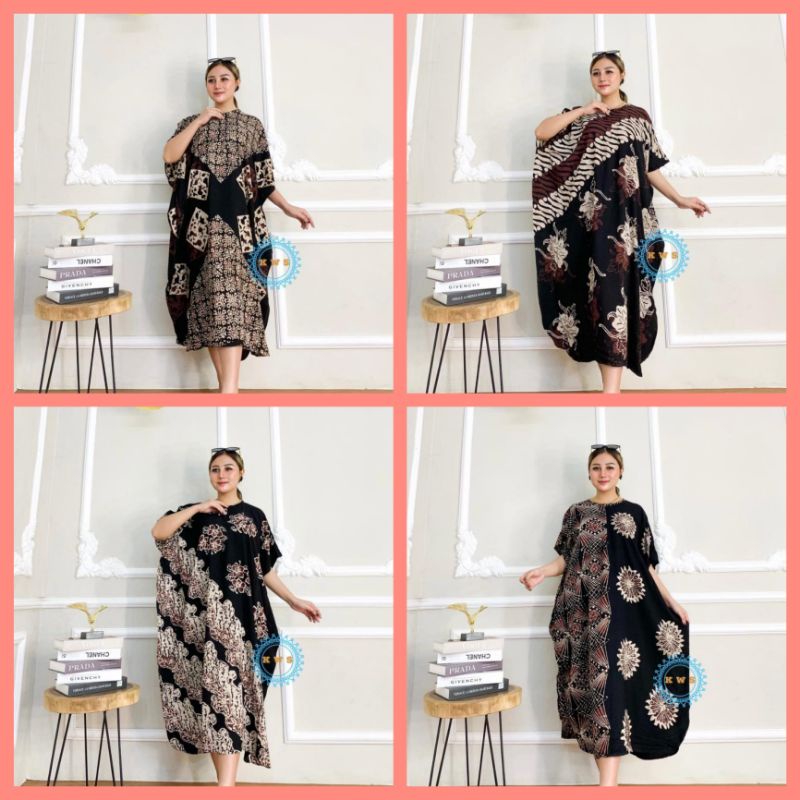 Daster Batik Cap Model Kaftan Kelelawar (Daster Lowo)