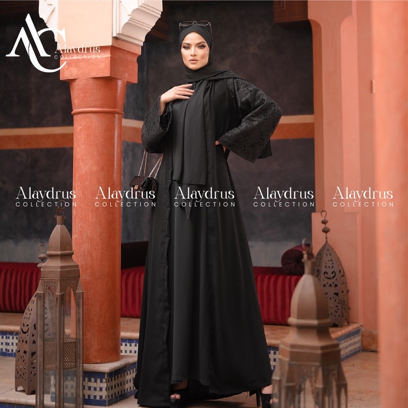 New Abaya Dress Maxi Arab Saudi Bordir Zephy Turki Umroh Dubai Turkey By AlaydrusCollection 448