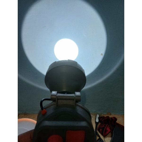 Senter Kepala 120 Watt Ring Besar Mitsuyama MS184P/184K/Dimer/cahaya putih/Kuning