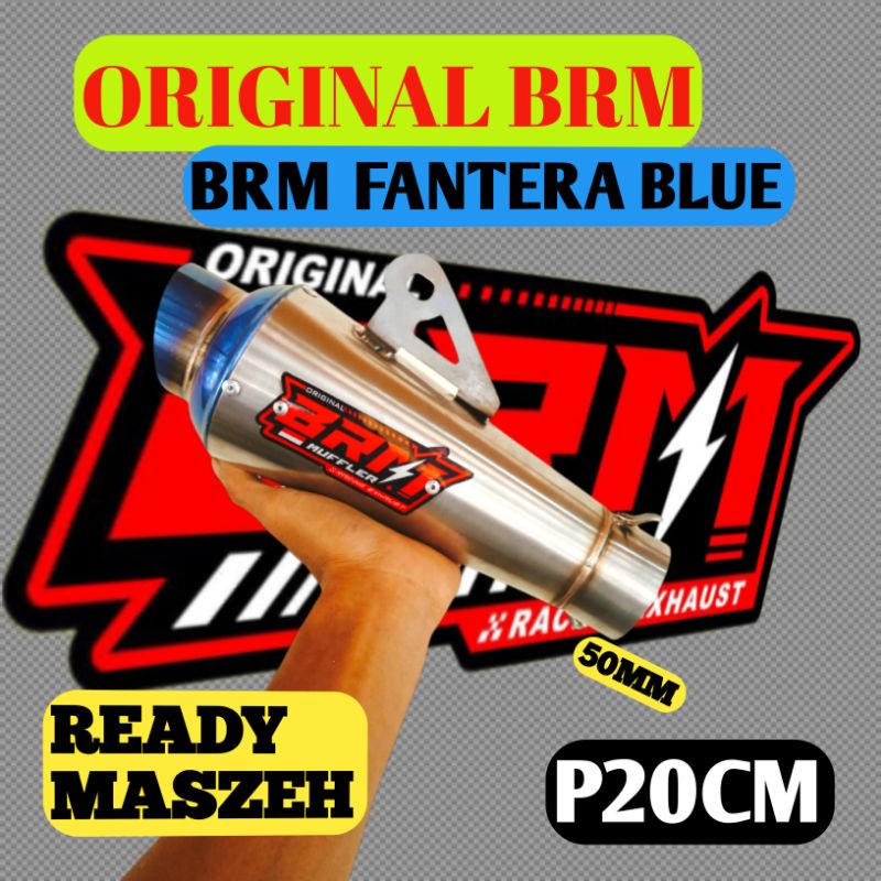 Slincer Knalpot BRM FANTERA CORONG BLUE ORIGINAL MODEL TERBARU