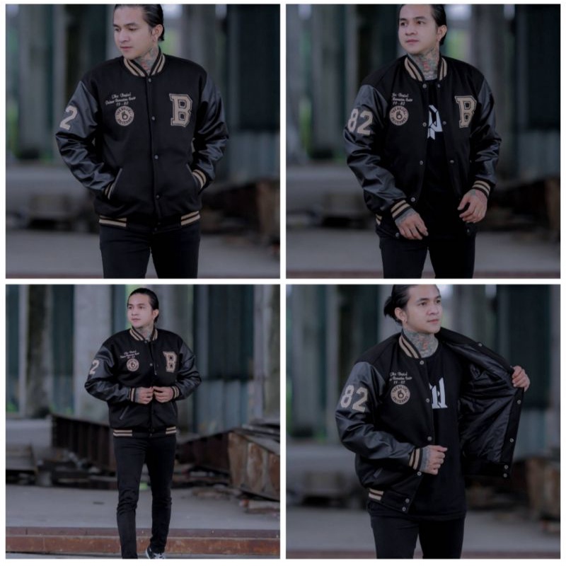 JAKET VARASITY COMBI JAKET PRIA ORIGINAL BRAND THE BOJIEL ORIGINAL DISTRO [COD]