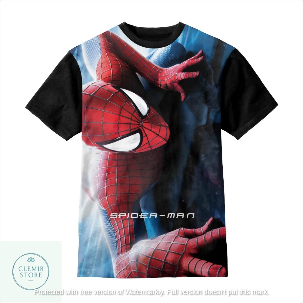Kaos 3D Anak | Baju Printing - Baju Spiderman (Spiderman Movie) Untuk Usia 1-12 Tahun
