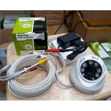 CAMERA CCTV INDOOR LANGSUNG COLOK KE TV KOMPLIT