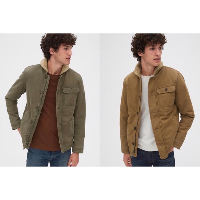 sherpa lined jacket gap