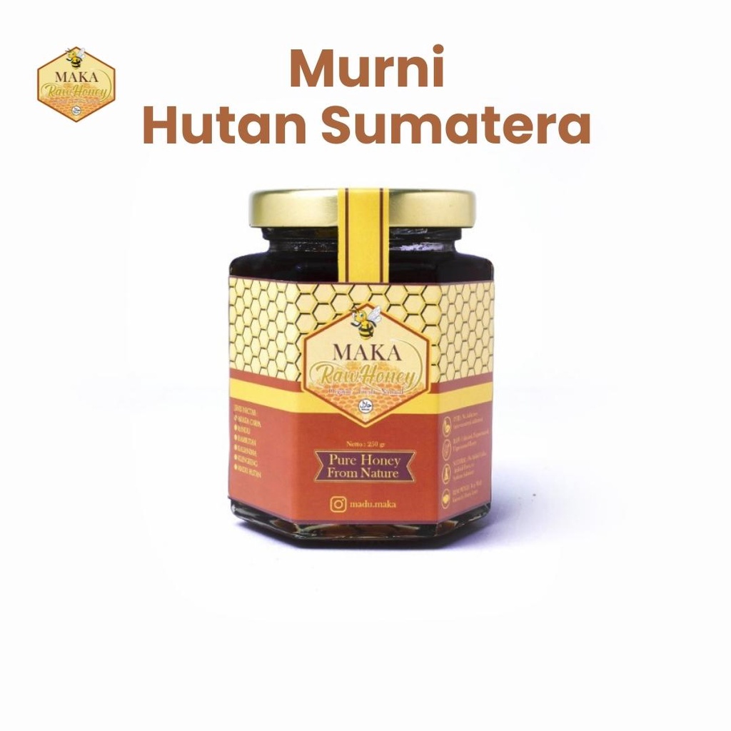 

Madu Maka - Hutan Sumatera Madu Murni 250gr