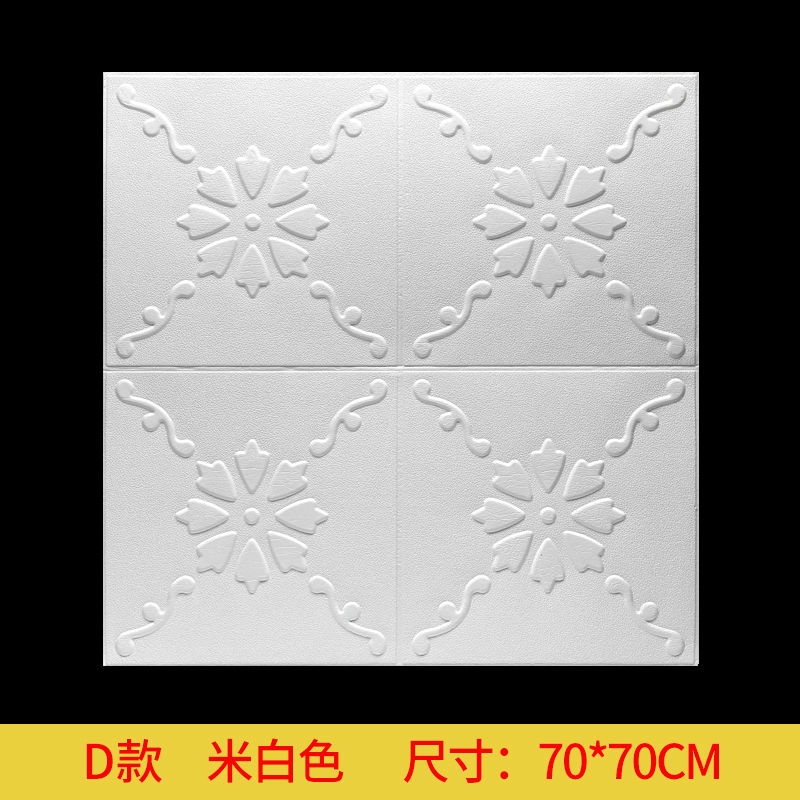 Wallpaper Dingding 3D Foam Motif Batu Bata 70 x 77 CM Dekorasi Dinding Kamar  Murah-SUFONG-1