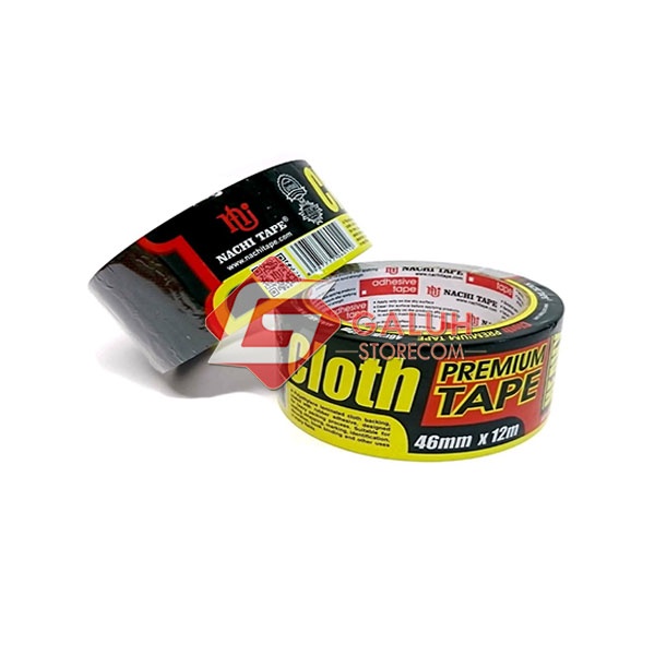 

Nachi Cloth Tape / Lakban Kain / Solasi Hitam 48mm x 12m